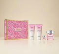 Versace Bright Crystal 3.0oz EDT & 3.4oz BL & 3.4oz SG & .17oz Mini